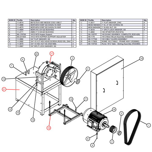 Table Drive Explode