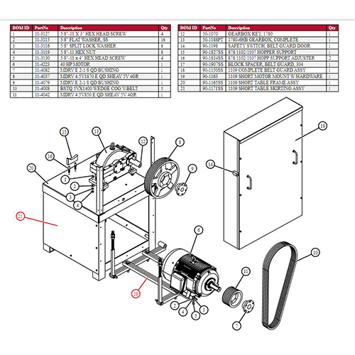 Table Drive Explode