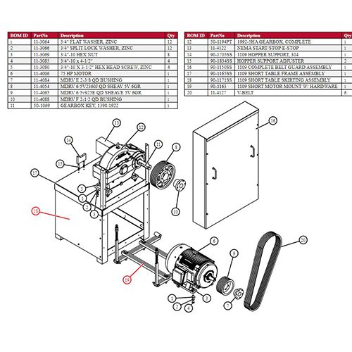 Table Drive Explode