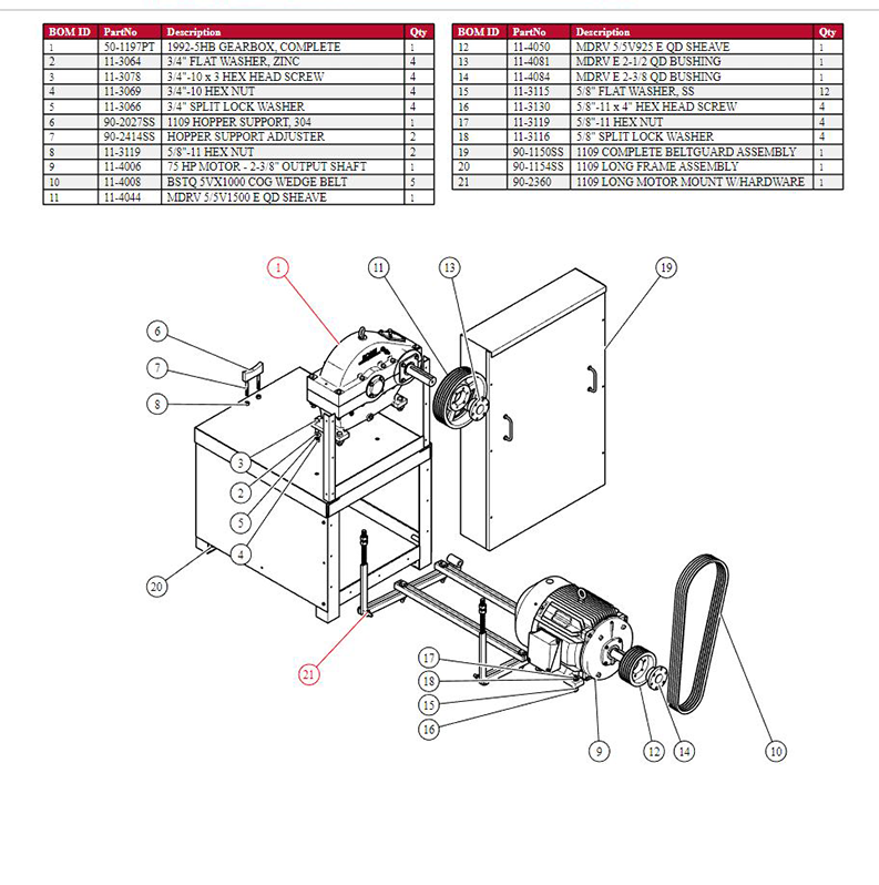 Table Drive Explode