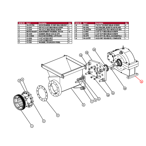 Table Drive Explode
