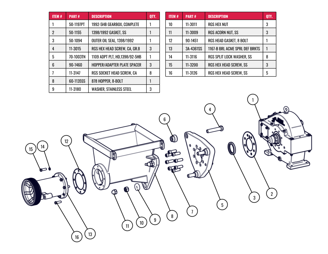 Table Drive Explode